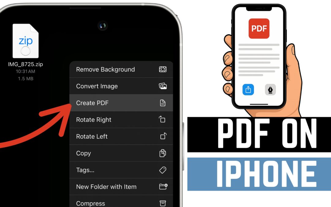 How To Create A PDF File On iPhone – Full Guide
